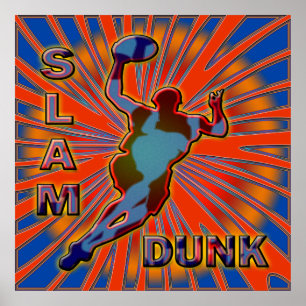 SLAM DUNK BASKETBALL POSTER DRUCK