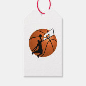 Slam Dunk Basketball Weihnachten Geschenkanhänger (Vorderseite)