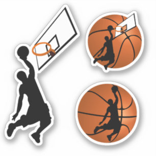 SLAM DUNK! Basketballspieler Sport Aufkleber