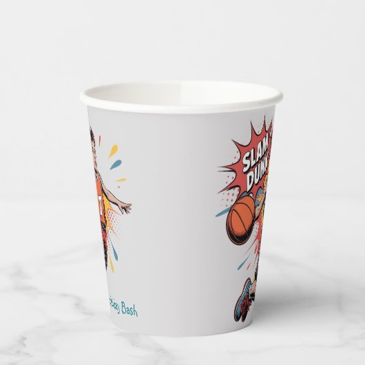 Slam Dunk Boy Birthday Bash Pappbecher (Links)