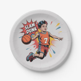 Slam Dunk Boy Birthday Bash Pappteller