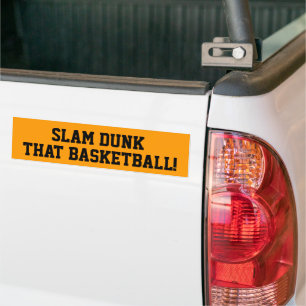 Slam Dunk, der Basketball-Autoaufkleber Autoaufkleber