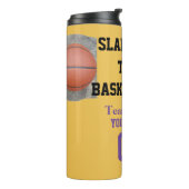 Slam Dunk, der Basketballname Thermosbecher (Nach links gedreht)
