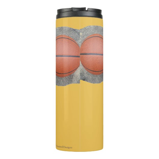 Slam Dunk, der Basketballname Thermosbecher (Rückseite)