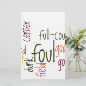 Slam Dunk Dreams: Basketball - Spiel der Champions Briefpapier (Stehend Vorderseite)