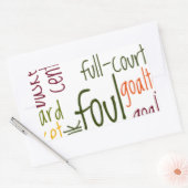 Slam Dunk Dreams: Basketball - Spiel der Champions Rechteckiger Aufkleber (Umschlag)