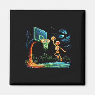 Slam Dunk Hoop Basketball Halloween Men Boys Fans Magnet