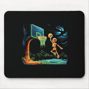 Slam Dunk Hoop Basketball Halloween Men Boys Fans Mousepad