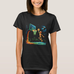 Slam Dunk Hoop Basketball Halloween Men Boys Fans T-Shirt