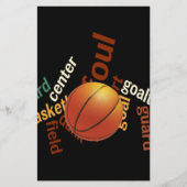 Slam Dunk of Vocabulary: Basketball Spiel der Cham Briefpapier (Vorderseite)