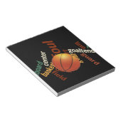 Slam Dunk of Vocabulary: Basketball Spiel der Cham Notizblock (angewinkelt)