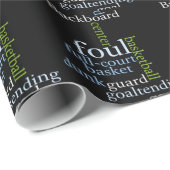 Slam Dunk of Words: Basketballspiel der Champions Geschenkpapier (Rolleneckpunkt)