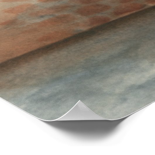 Slam Dunk on Basketball Hoop by Jay Throckmorton Poster (Ecke)