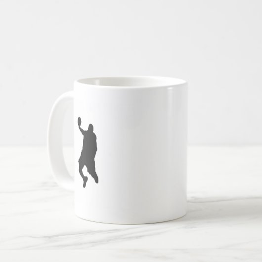 Slam Dunk Player Silhouette Kaffeetasse (Vorderseite Links)