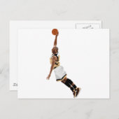 Slam Dunk Postkarte (Vorne/Hinten)