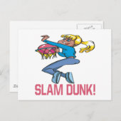 Slam Dunk Postkarte (Vorne/Hinten)