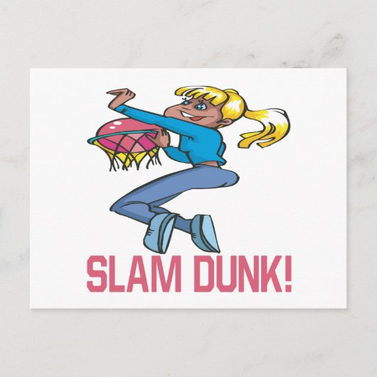 Slam Dunk Postkarte (Vorderseite)