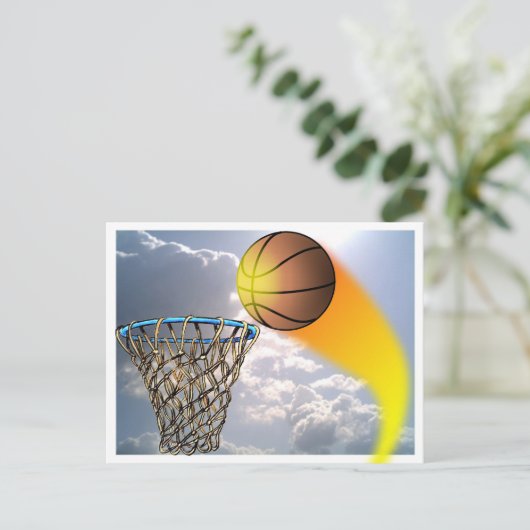 Slam-Dunk Postkarte (Stehend Vorderseite)