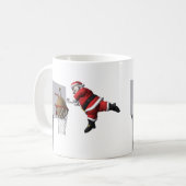 Slam Dunk Santa Claus Kaffeetasse (Vorderseite Links)