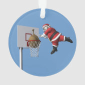 Slam Dunk Santa Claus Ornament (Rückseite)
