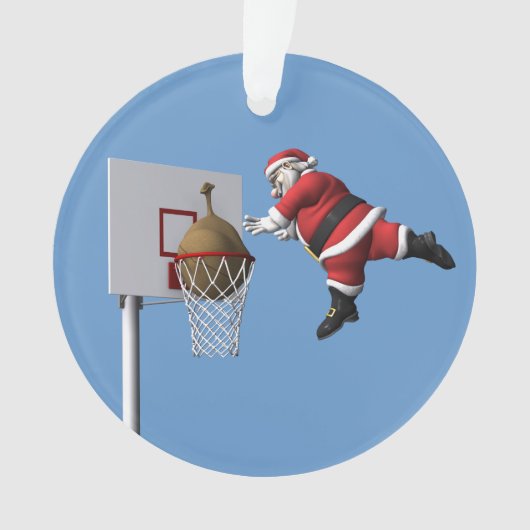 Slam Dunk Santa Claus Ornament (Vorderseite)