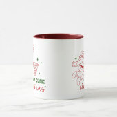 Slam Dunk Weihnachtsbasketball Tasse (Zentrum)