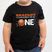 Slam Dunkelheit des Großen | Basketball 1. Geburts Baby T-shirt