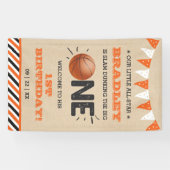 Slam Dunkelheit des Großen | Basketball 1. Geburts Banner (Horizontal)