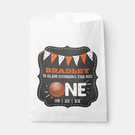 Slam Dunkelheit des Großen | Basketball 1. Geburts Geschenktütchen (Vorderseite)