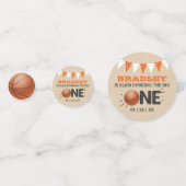 Slam Dunkelheit des Großen | Basketball 1. Geburts Konfetti (Vorderseiten)