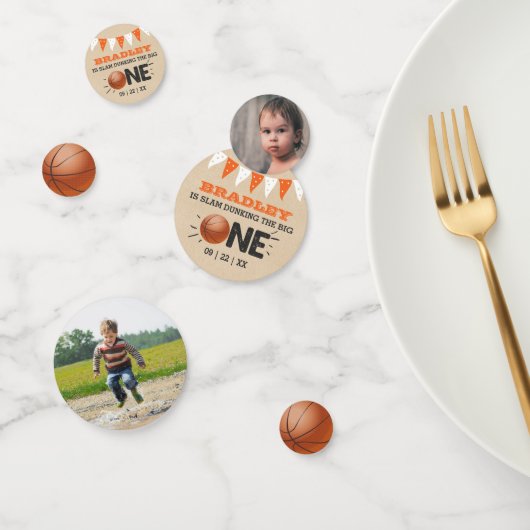 Slam Dunkelheit des Großen | Basketball 1. Geburts Konfetti (Gruppe)