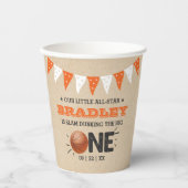 Slam Dunkelheit des Großen | Basketball 1. Geburts Pappbecher (Vorderseite)