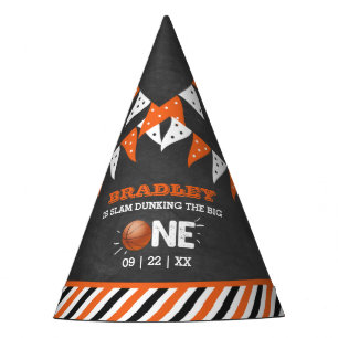 Slam Dunkelheit des Großen Basketball 1. Geburts Partyhütchen
