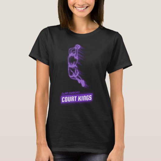 Slam Dunking Court Kings T-Shirt (Vorderseite)