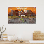 Slam Dunking the Facts of Life Poster (Küche)