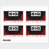 SLAM ONE GAR S1G HALF PIPE STICKER (Blatt)