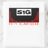 SLAM ONE GAR S1G HALF PIPE STICKER (Tasche)