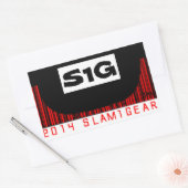SLAM ONE GAR S1G HALF PIPE STICKER (Umschlag)