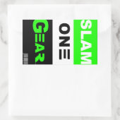 SLAM ONE GEAR Green Sticker (Tasche)