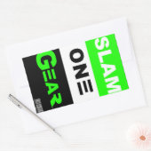 SLAM ONE GEAR Green Sticker (Umschlag)