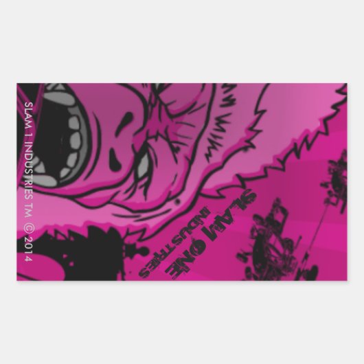 SLAM ONE INDUSTRIE STICKER (Vorderseite)