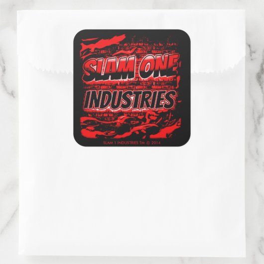 SLAM ONE INDUSTRIE STICKERS (Tasche)