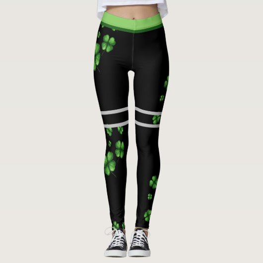 Slam Rock Kleeblatt Leggings (Vorderseite)