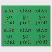 Slán Go Fóill Geschenkpapier (Flach)