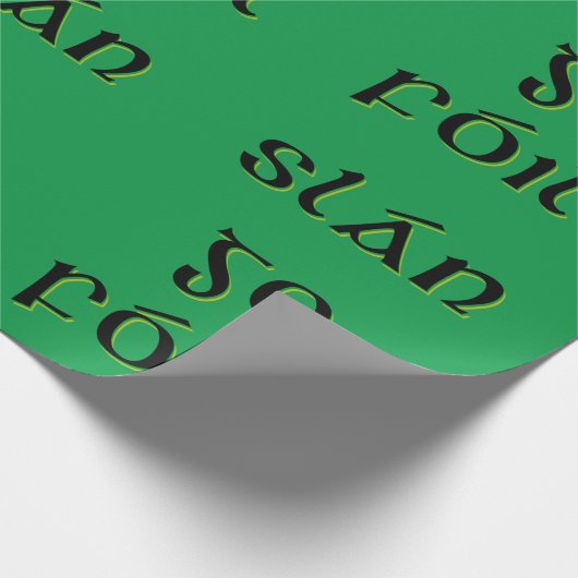 Slán Go Fóill Geschenkpapier (Ecke)