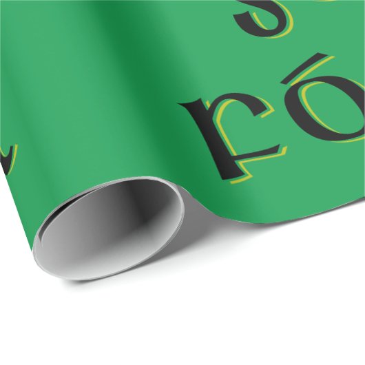 Slán Go Fóill Geschenkpapier (Rolleneckpunkt)