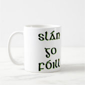 Slán Go Fóill Mug Kaffeetasse (Links)