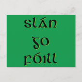 Slán Go Fóill Postkarte (Vorderseite)