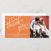 SLANTIERT | VIELEN DANK FÜR IHRE FOTOKARTE DANKESKARTE (Vorne/Hinten)