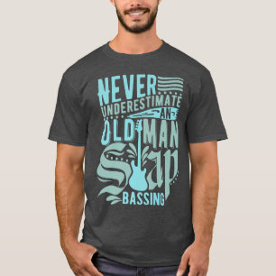 Slap Bass Guitar Jam Session Slapbassin Sl T-Shirt